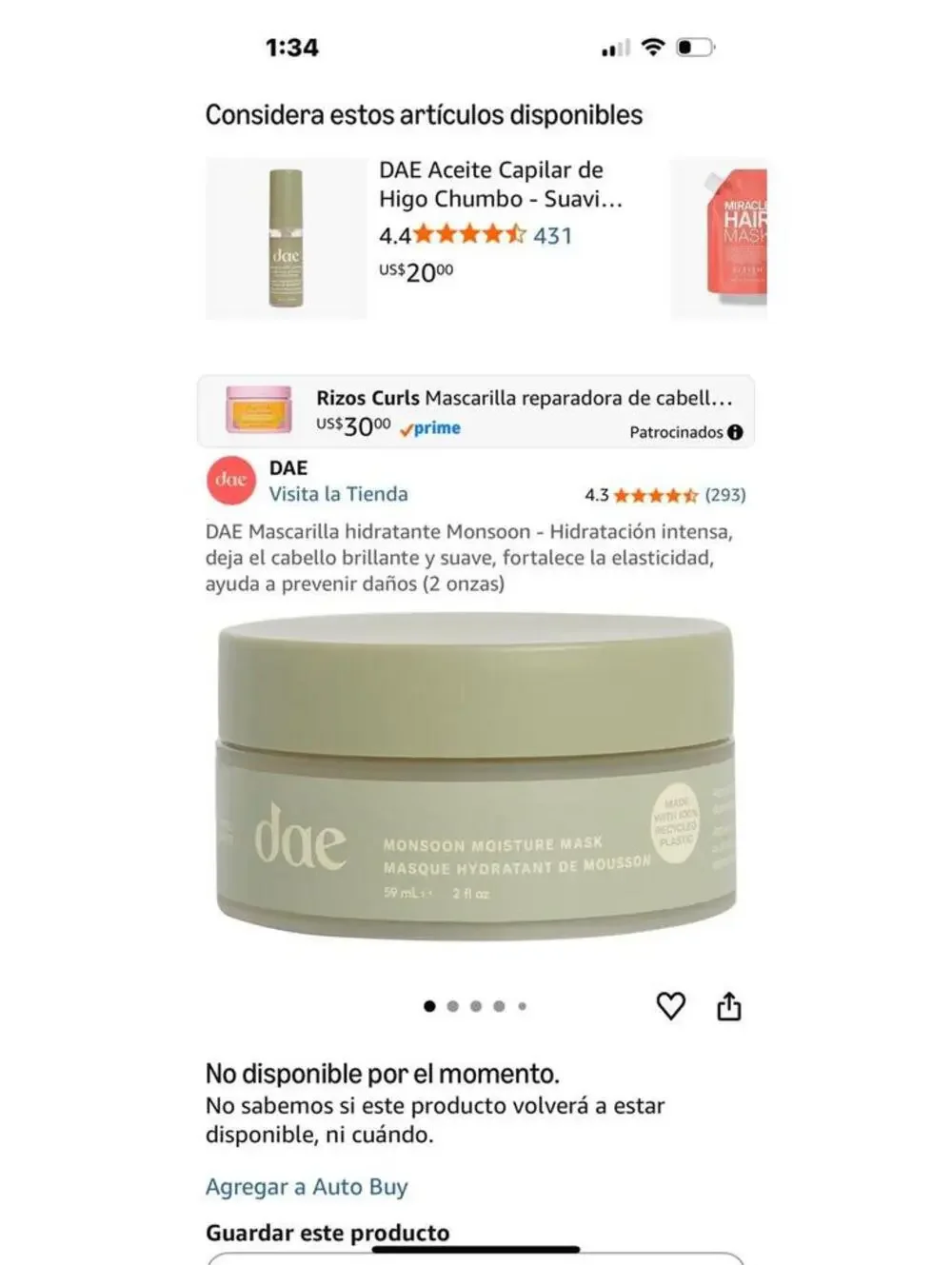 Dae hair mask